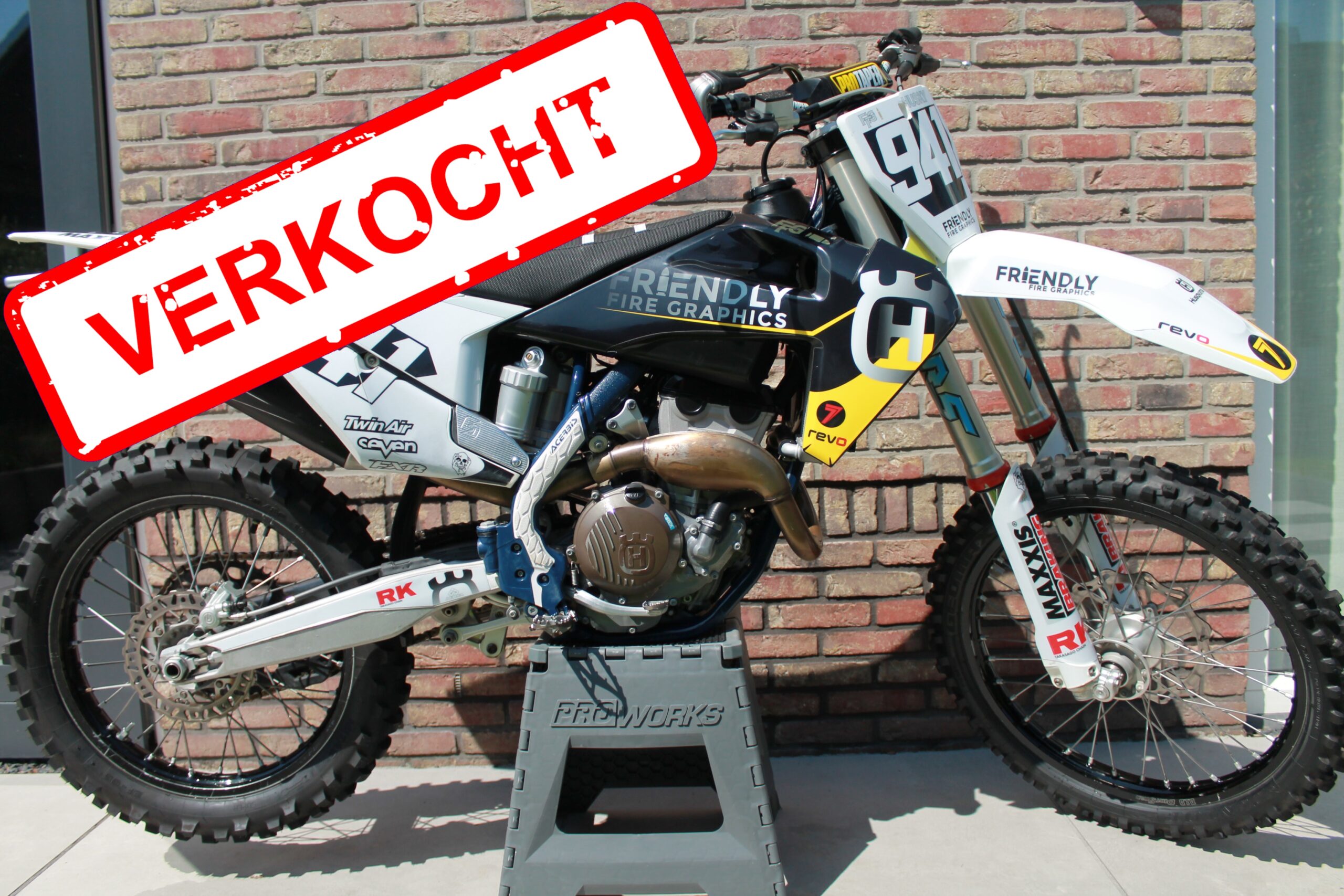 Verkocht crossmotor: Husqvarna FC 250 2020