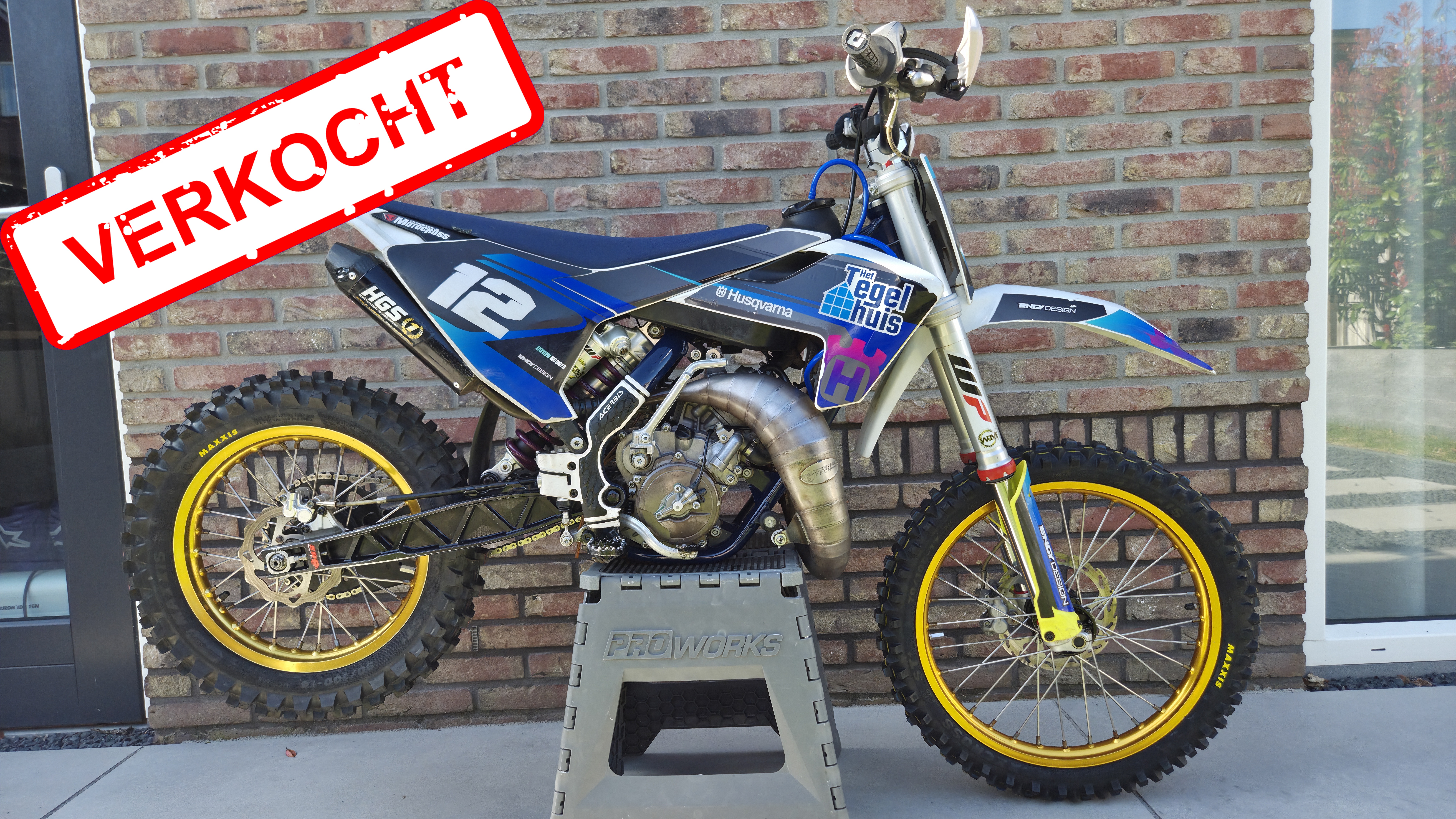 Verkocht crossmotor: Husqvarna TC65 2021