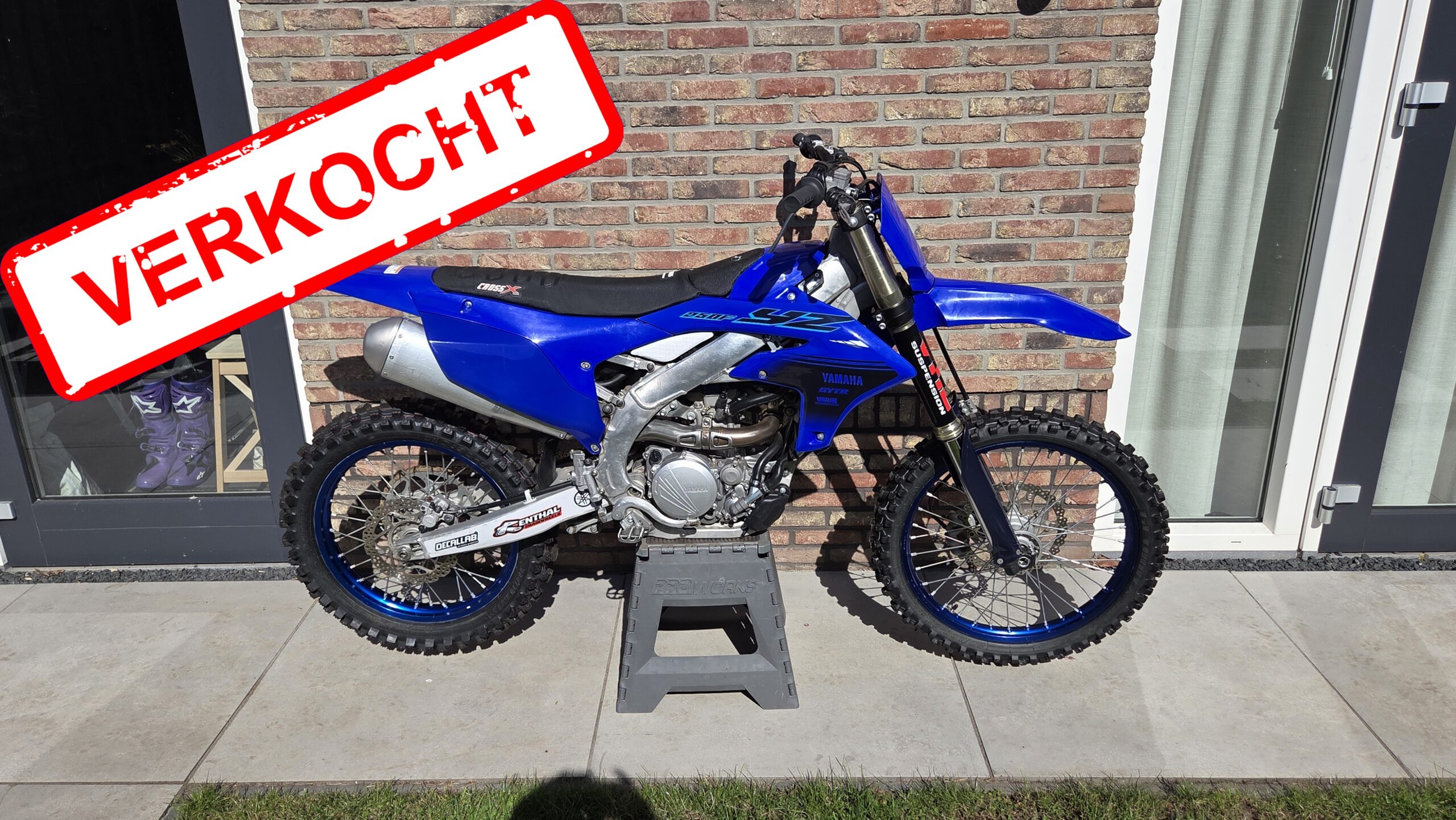 Verkocht Crossmotor: Yamaha YZF250 2024